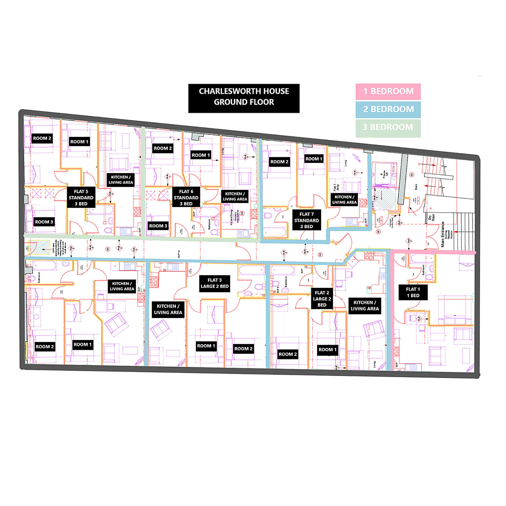 Charlesworth House Floor Plan Charlesworth House Floor Plan